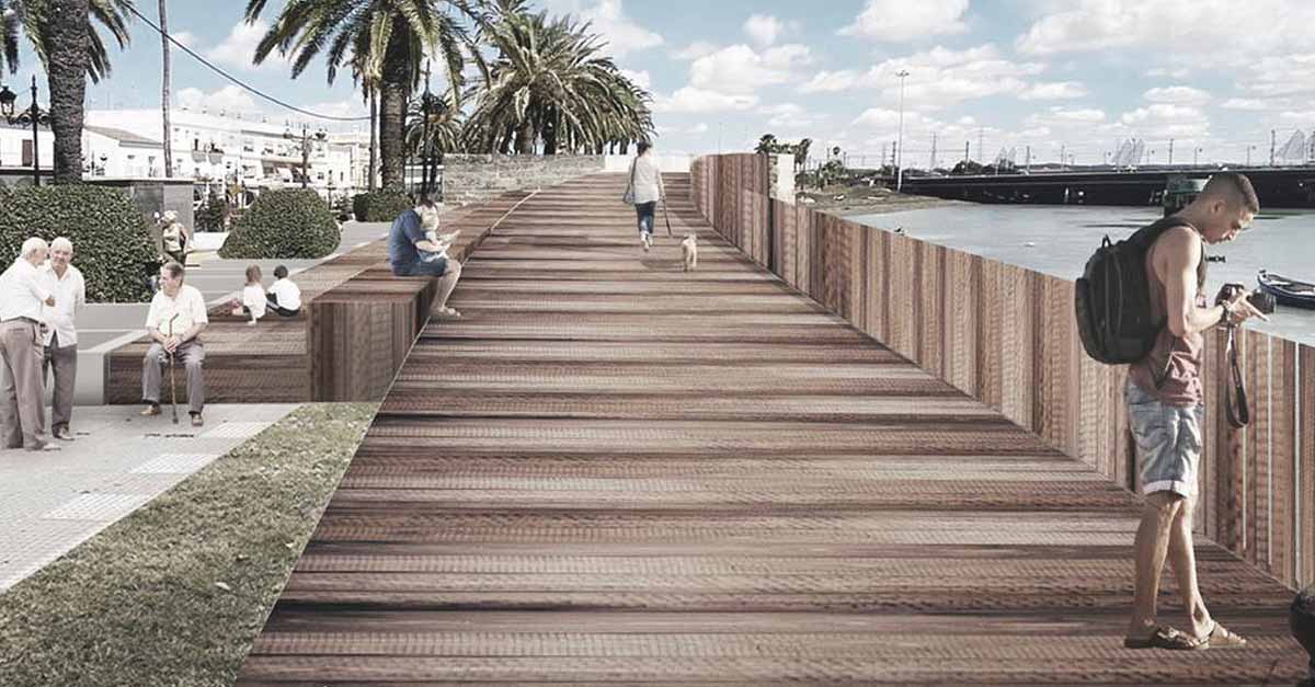 Adjudicadas las obras de construcción del Paseo Fluvial de El Puerto