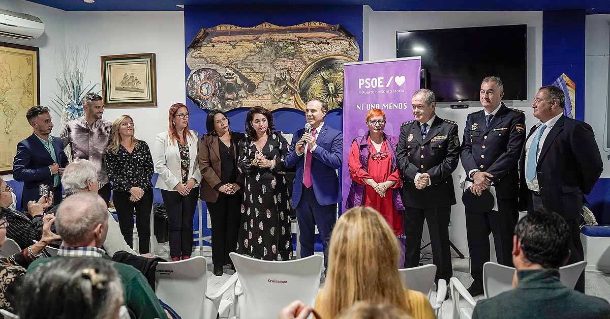 El PSOE celebra un acto en reconocimiento por el 25N