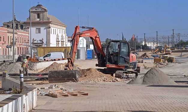 Las obras de la cubierta de Pozos Dulces, al 50%