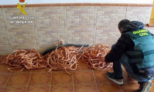 Lo detienen por 29 robos de cobre tras electrocutarse en el último de ellos en Huelva