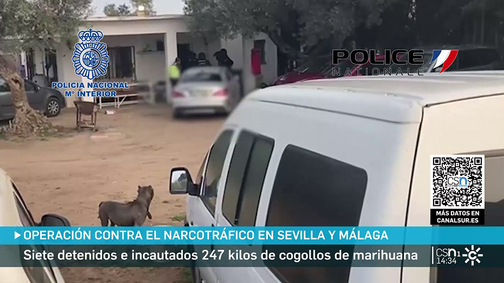 Usaban camiones marroquíes para mandar droga desde Sevilla y Málaga a Francia