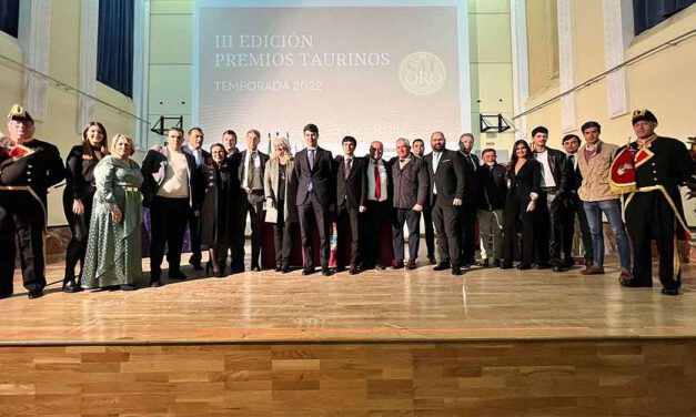 Entregados los Premios de la Temporada Taurina 2022 de 'De Sal y Oro'