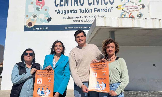 El Puerto 100×100 organiza un taller de captación de fondos para entidades no lucrativas