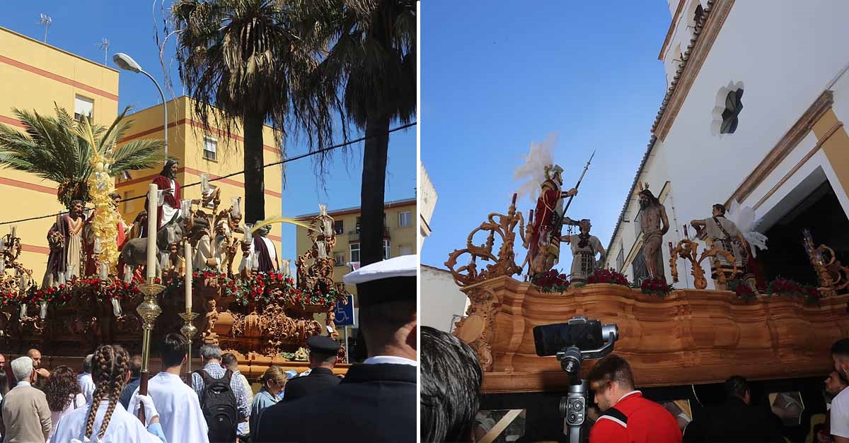 Resumen del Domingo de Ramos en El Puerto: La Borriquita y la Flagelación