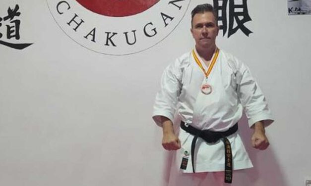 Jesús Aceituno, su tercer puesto en la III Copa de España de estilos de kárate