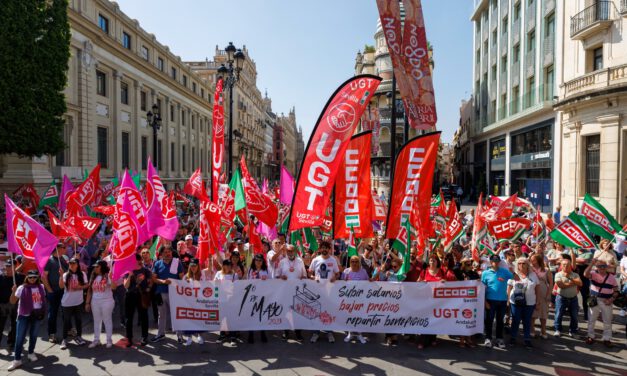 Los sindicatos cifran en 40.000 los manifestantes en Andalucía