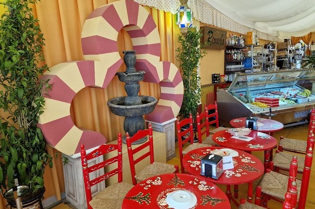 La caseta 'Revuelo', primer premio de decoración de interiores de la Feria