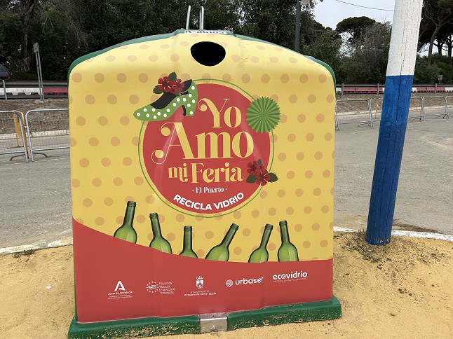 Ecovidrio y el Ayuntamiento impulsan el reciclado de envases de vidrio durante la Feria