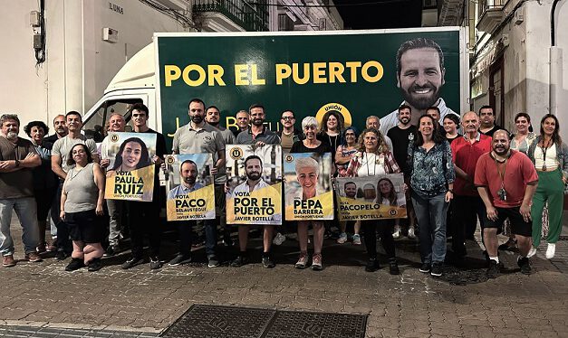 Unión Portuense inicia una campaña electoral en la que seguirá recorriendo cada barrio de El Puerto
