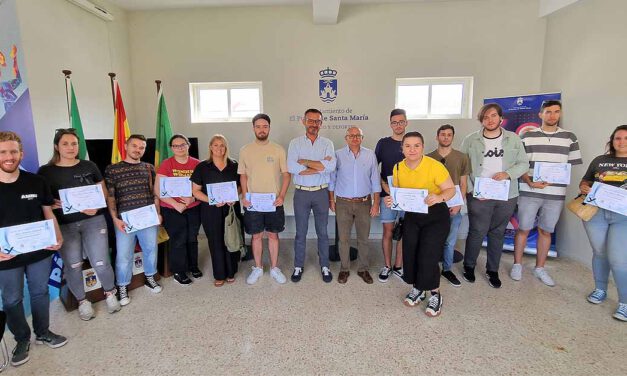 Entregados los diplomas de los ocho cursos online puestos en marcha por Juventud con C&B Consultoría