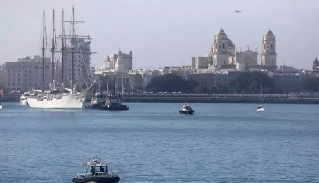 El buque escuela Juan Sebastián de Elcano regresa a Cádiz tras su XCV Crucero de Instrucción