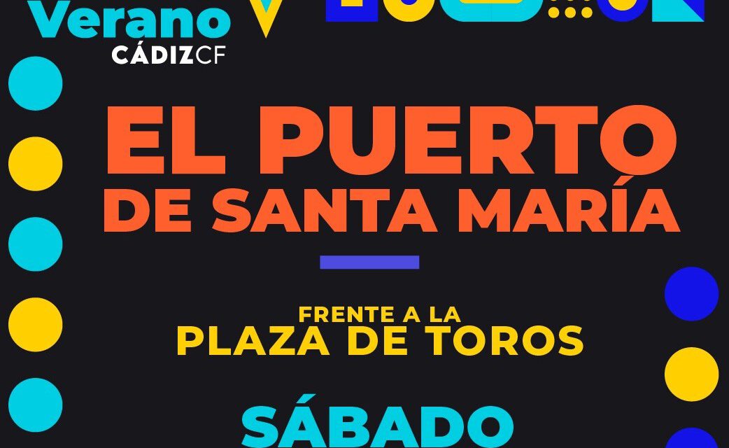 El Tour Cádiz CF 2023 llega a la plaza Elías Ahuja este sábado