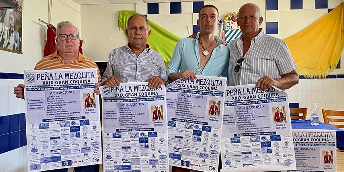 La Peña La Mezquita dedica la XXIX Gran Coquiná Popular a Calleja por su dedicación a las fiestas