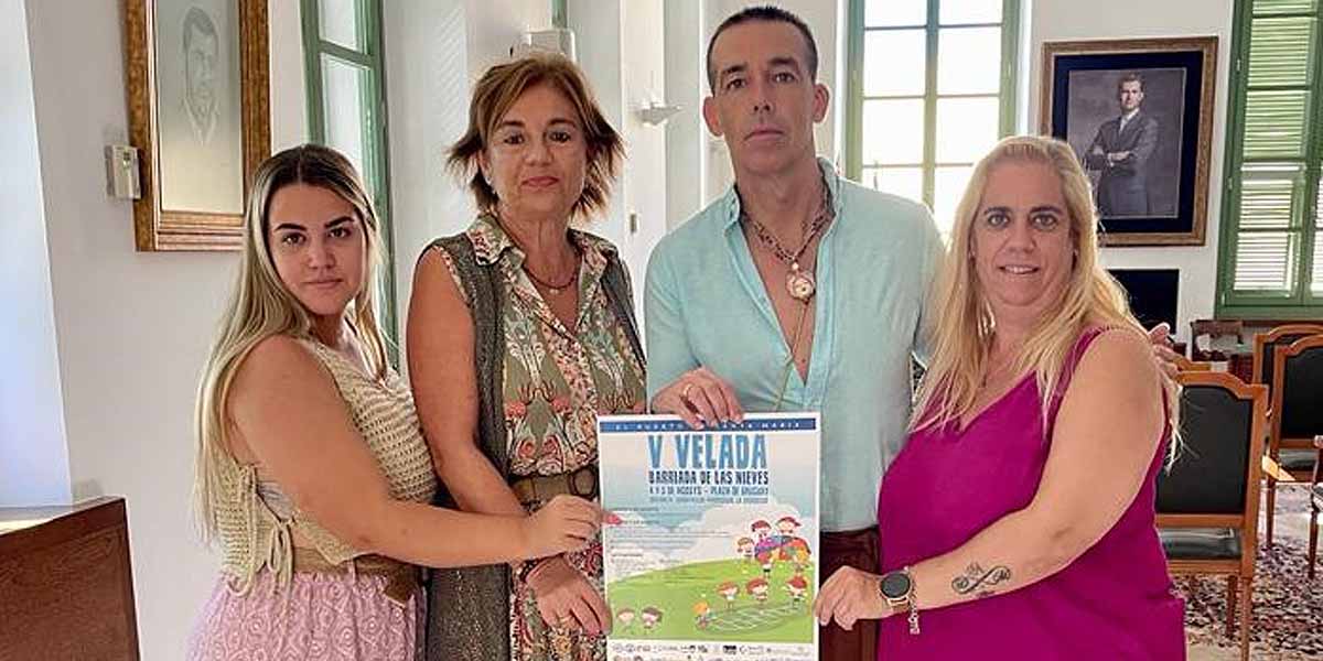 Presentado el cartel de la V Velada Barriada de las Nieves