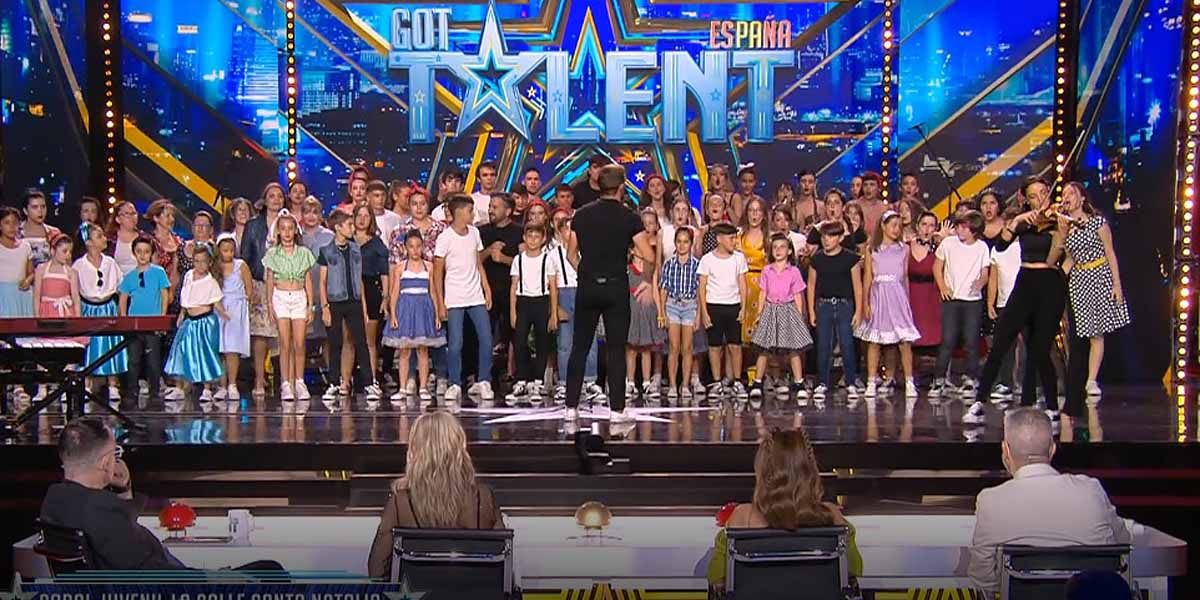 La Coral de La Salle Santa Natalia, de El Puerto, triunfa en el escenario de Got Talent