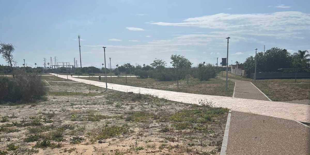 El PSOE denuncia el estado del parque urbano Cañada del Verdugo